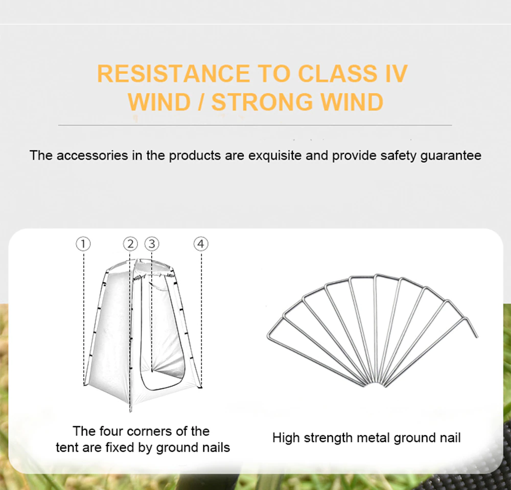 Cheap Goat Tents Outdoor Changing Shower Tent Simple Build Mobile Toilet Bathing Changing Room Private Changing Bathroom Camping Privacy Tent   